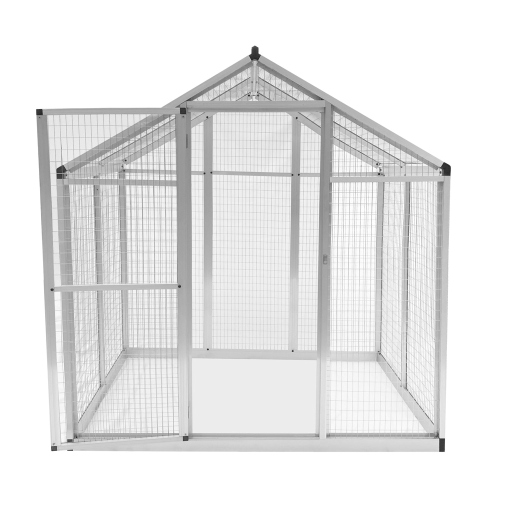 Aluminium Voiliere 182X178X195 CM.