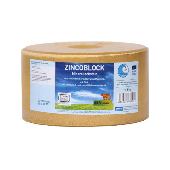 Animalixs mineraal liksteen 'Zincoblock' 3kg
