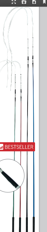 Lunge whip FWF fiberglas