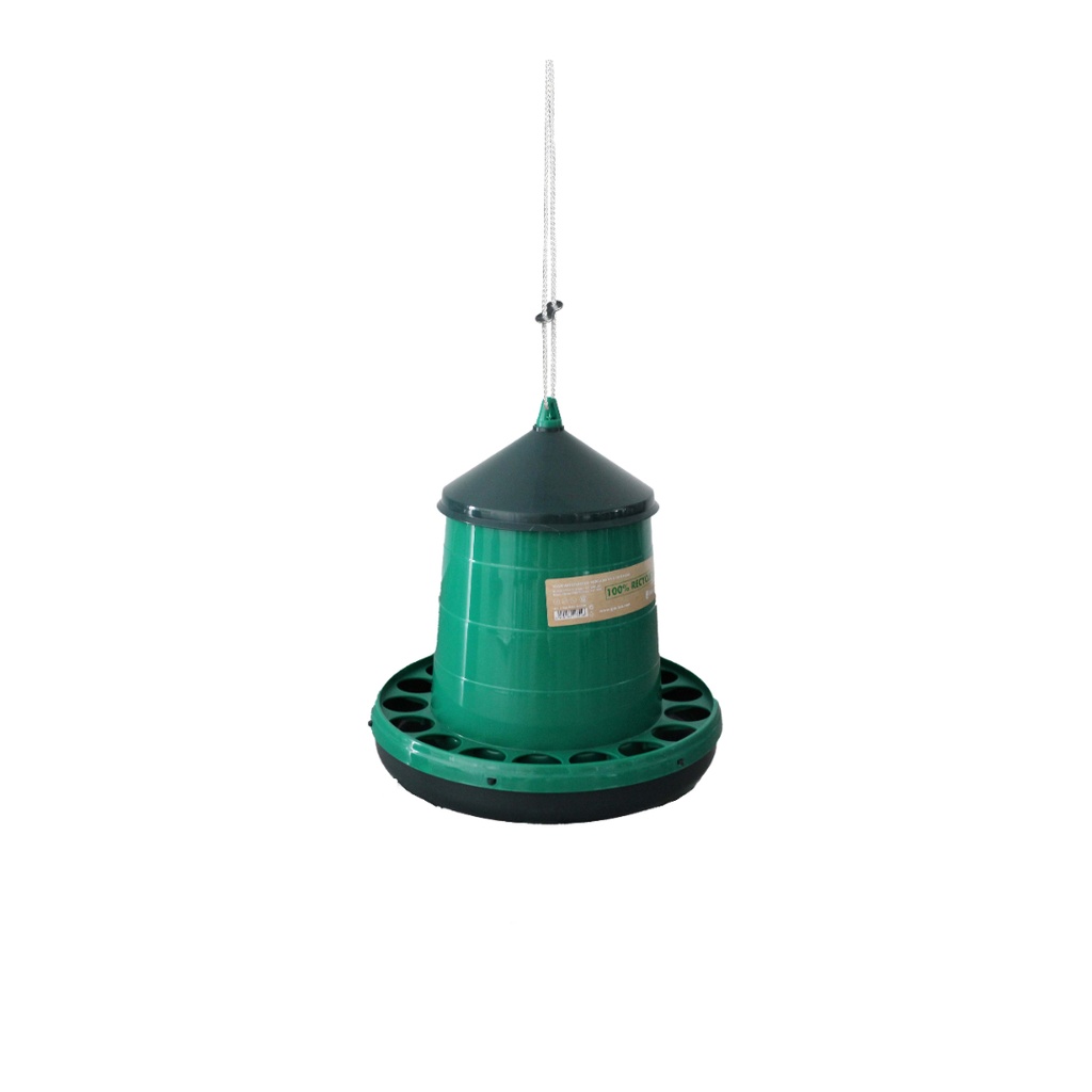 Gerecycleerde voedersilo hangend 4 kg