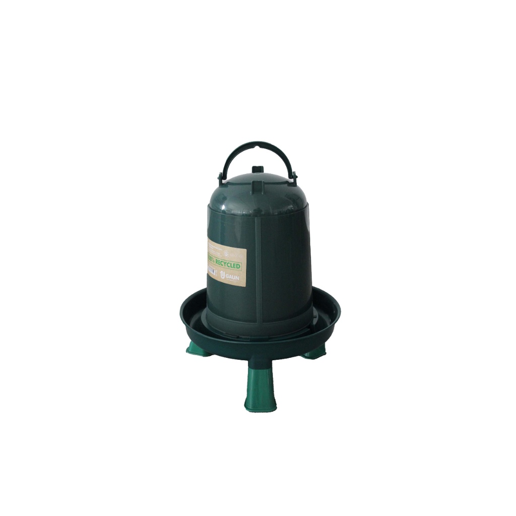 Eco recycled chicken drinker with legs 5 L