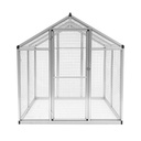 Aluminium aviary 182x178x195 cm