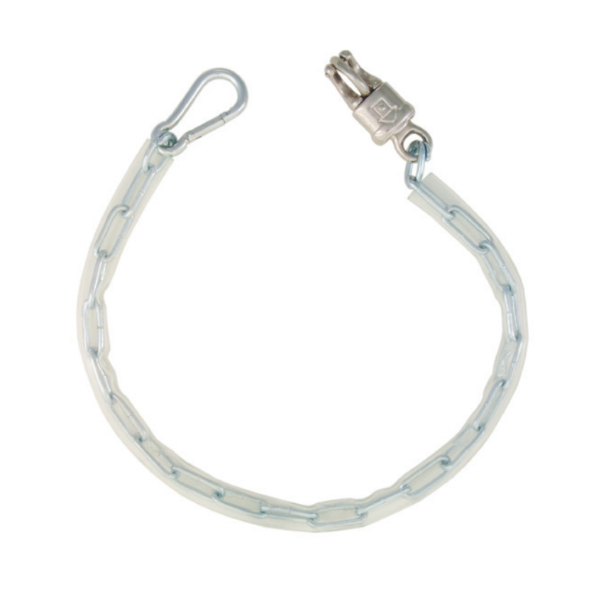 Aanbindketting met pvc omhulsel
