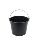 Emmer zwart PVC