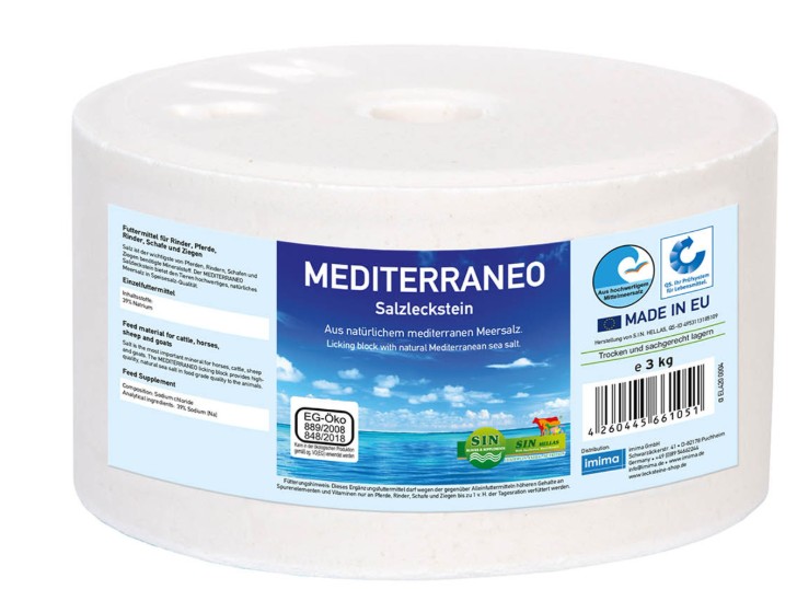 Salière au sel de mer Méditerranéen 3 kg